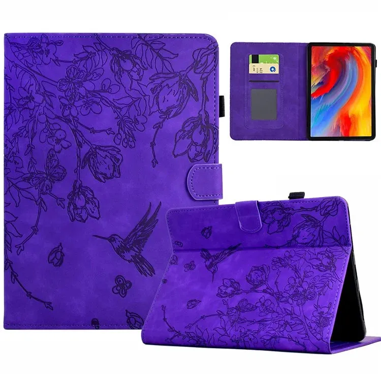 For Amazon Kindle 6" (2022) Case Flower Bird Imprinted Card Holder Leather Tablet Cover