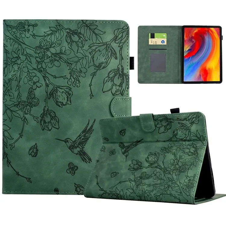 For Amazon Kindle 6" (2022) Case Flower Bird Imprinted Card Holder Leather Tablet Cover