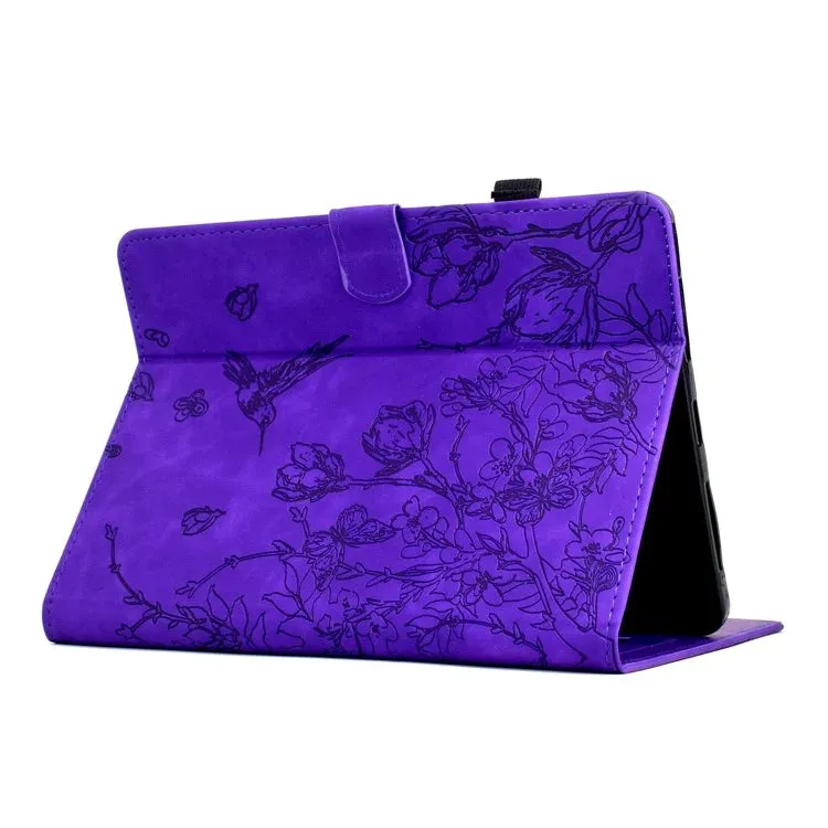For Amazon Kindle 6" (2022) Case Flower Bird Imprinted Card Holder Leather Tablet Cover