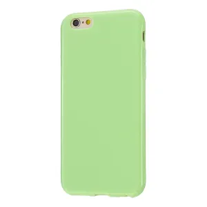 For iPhone 5/5S/SE/6/6S/6 Plus/6S Plus/7/8/7 Plus/8 Plus Cellphone Cover Soft TPU Bumper Protector Phone Shell Fluorescent green