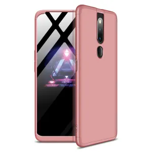 For OPPO F11 pro Ultra Slim PC Back Cover Non-slip Shockproof 360 Degree Full Protective Case Rose gold