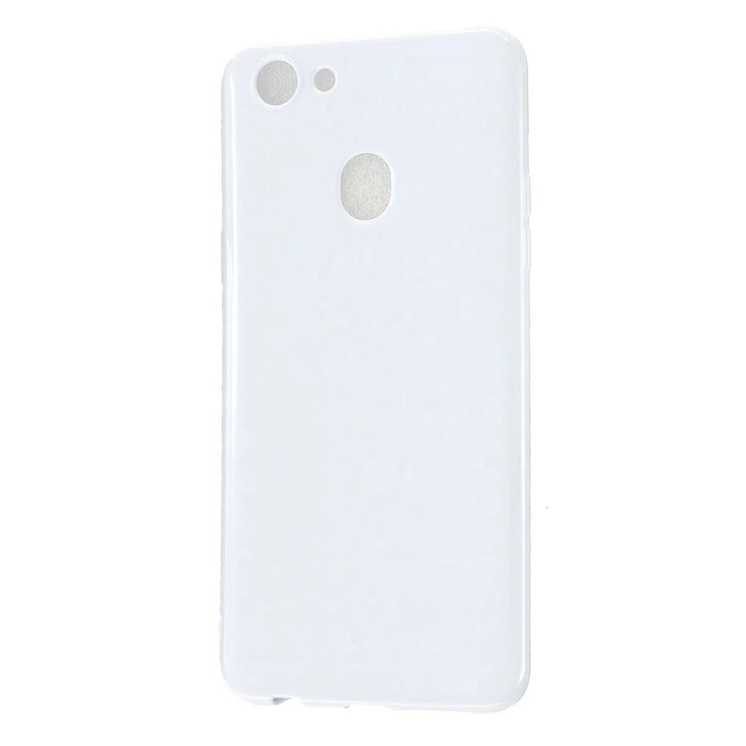 For OPPO F5/F7 Cellphone Cover Soft TPU Mobile Phone Case Screen Protector with Shock Absorption Technology Bright black