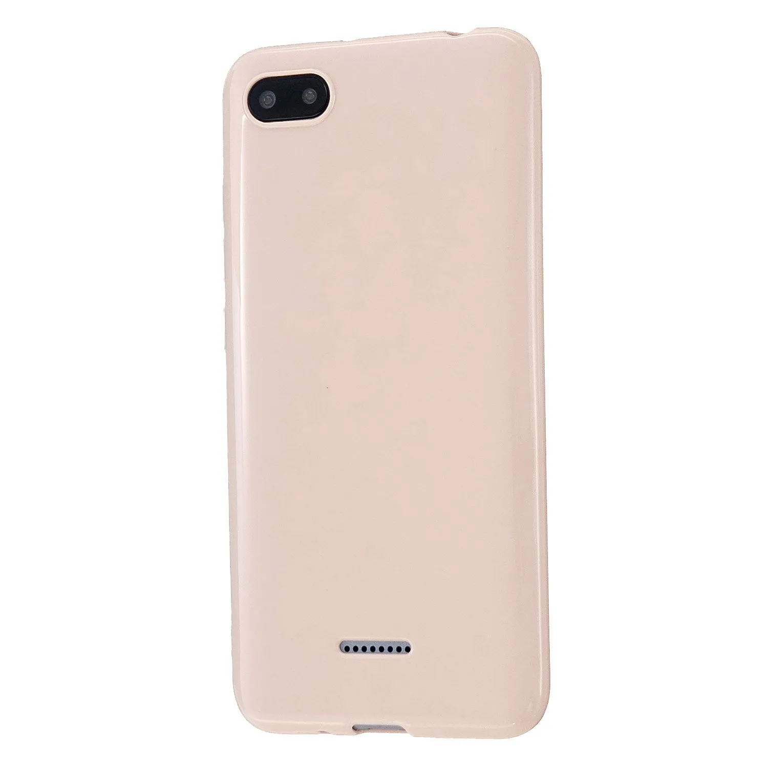 For Redmi 6/6A/6 Pro Cellphone Case Simple Profile Soft TPU Ultra Light Anti-Scratch Phone Cover Sakura pink