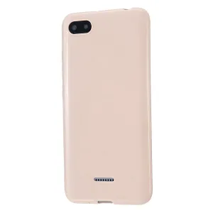 For Redmi 6/6A/6 Pro Cellphone Case Simple Profile Soft TPU Ultra Light Anti-Scratch Phone Cover Sakura pink