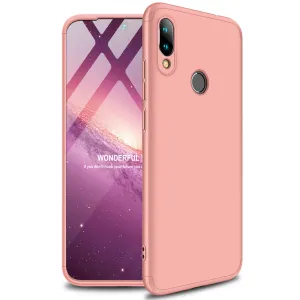 for Redmi NOTE 7 Ultra Slim PC Back Cover Non-slip Shockproof 360 Degree Full Protective Case Rose gold_Redmi NOTE 7