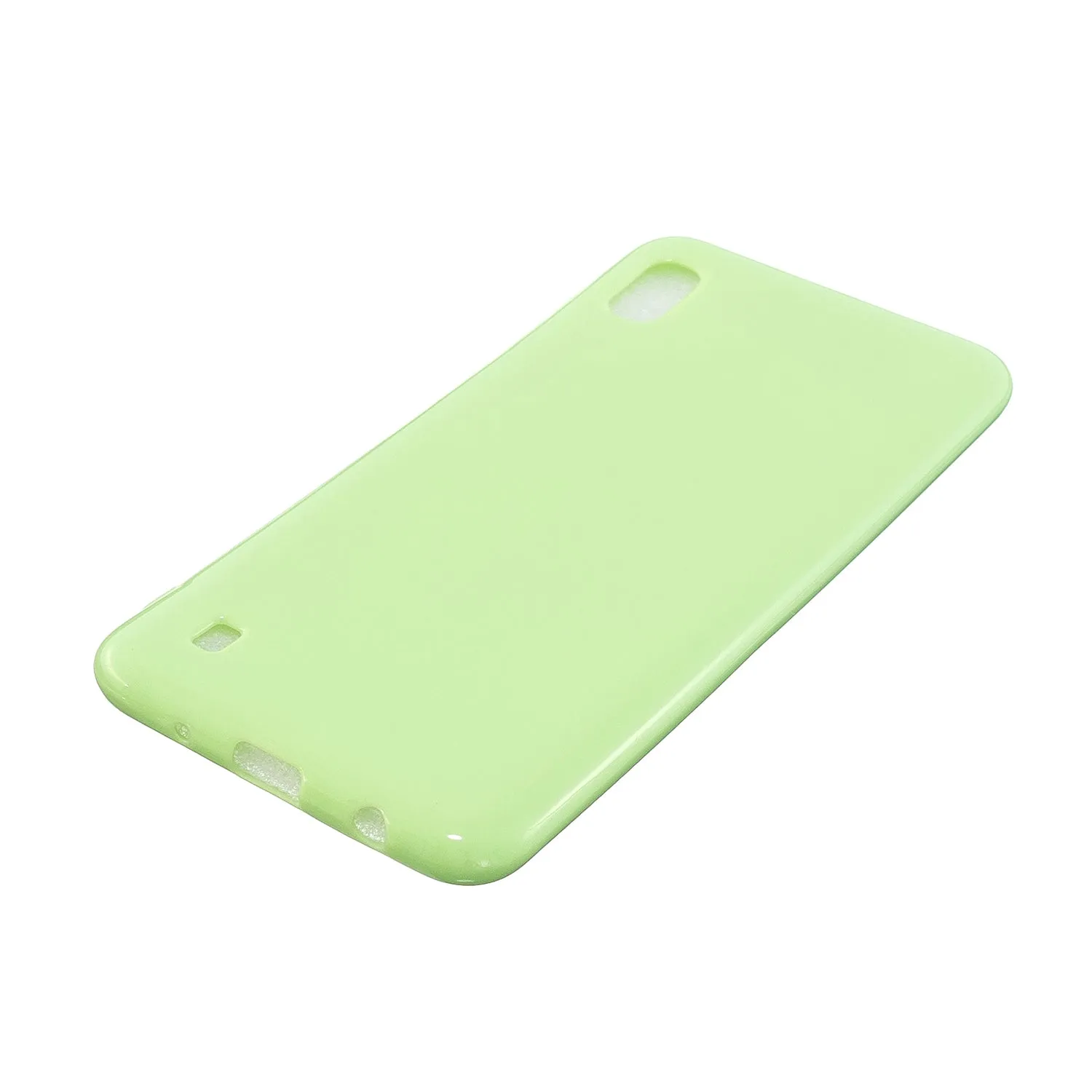 For Samsung A10/A20/A30/A50 Phone Case Soft TPU Overal Protection Precise Cutouts Easy to Install Cellphone Cover  Bright black