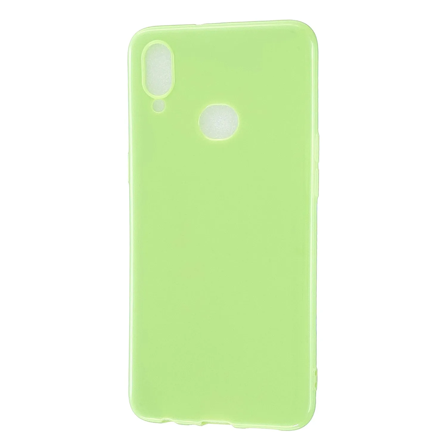For Samsung A10S/A20S Cellphone Cover Soft TPU Phone Case Simple Profile Full Body Protection Anti-scratch Shell Taro purple
