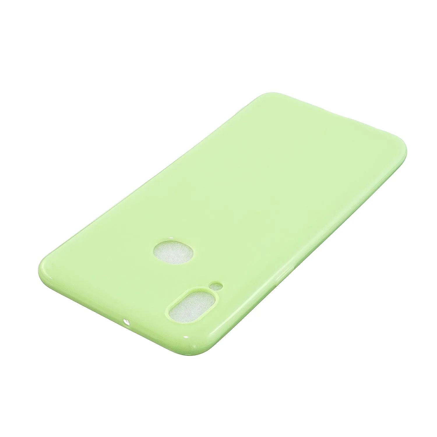 For Samsung A10S/A20S Cellphone Cover Soft TPU Phone Case Simple Profile Full Body Protection Anti-scratch Shell Taro purple