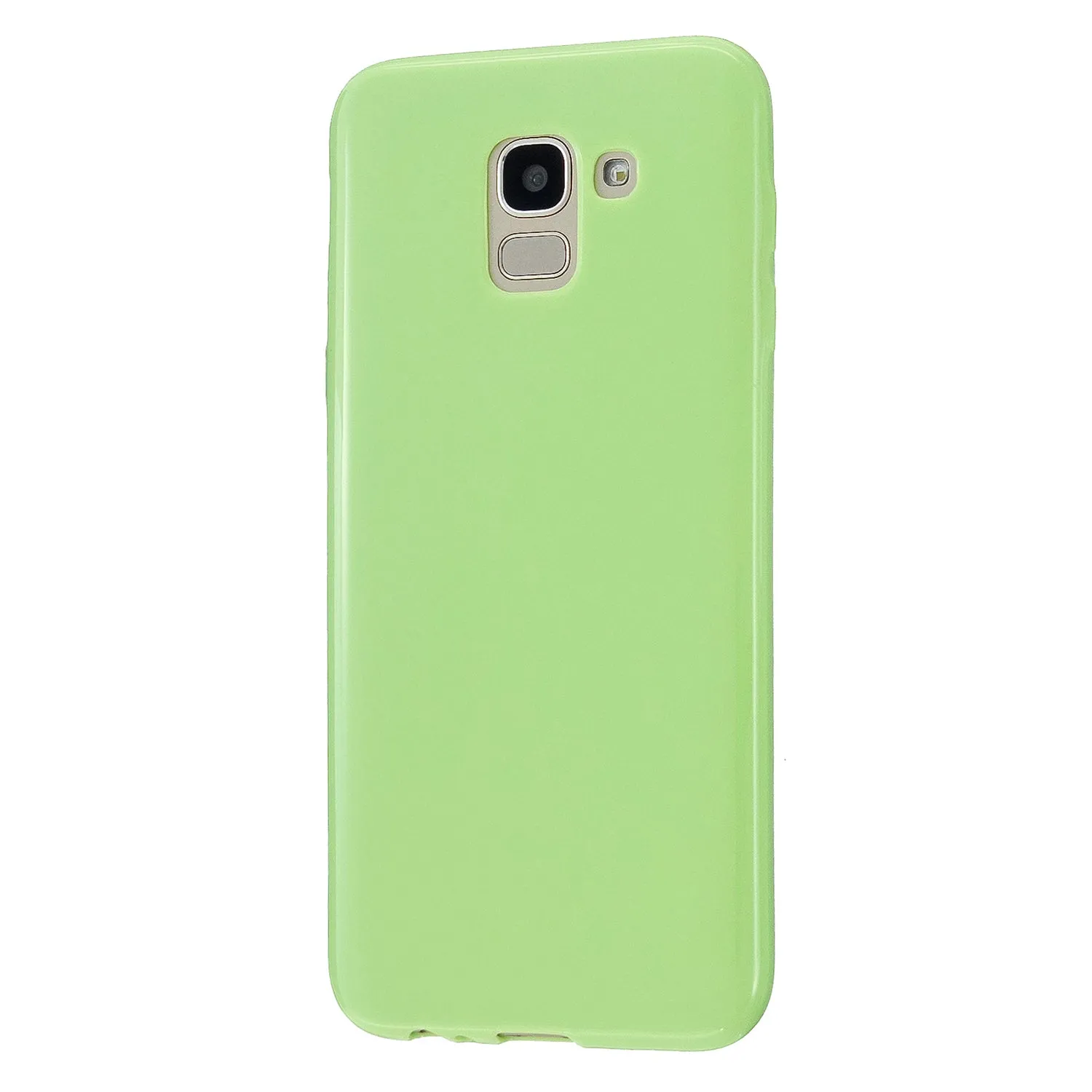 For Samsung A6/A6 Plus 2018 Smartphone Case Soft TPU Precise Cutouts Full Body Protection Mobile Phone Shell Sakura pink