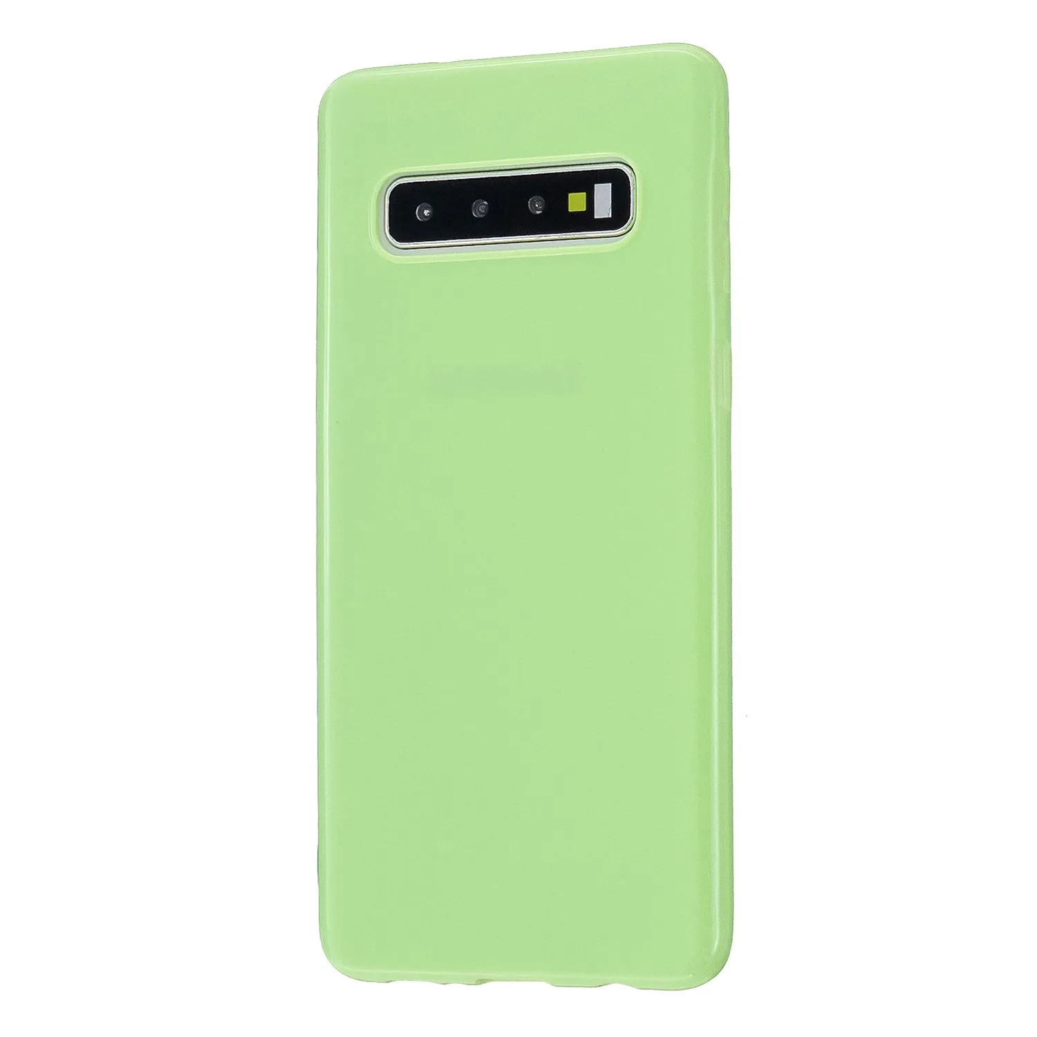 For Samsung S10/S10E/S10 Plus Cellphone Case Precise Cutouts Simple Profile Soft TPU Mobile Phone Shell Sakura pink