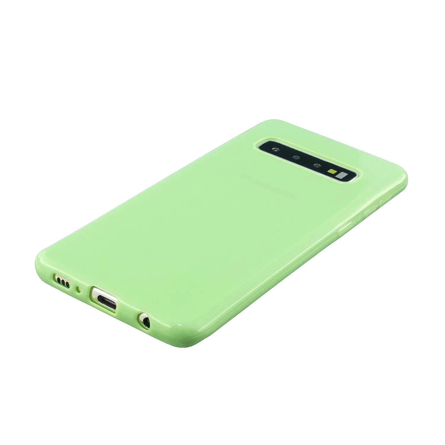 For Samsung S10/S10E/S10 Plus Cellphone Case Precise Cutouts Simple Profile Soft TPU Mobile Phone Shell Sakura pink