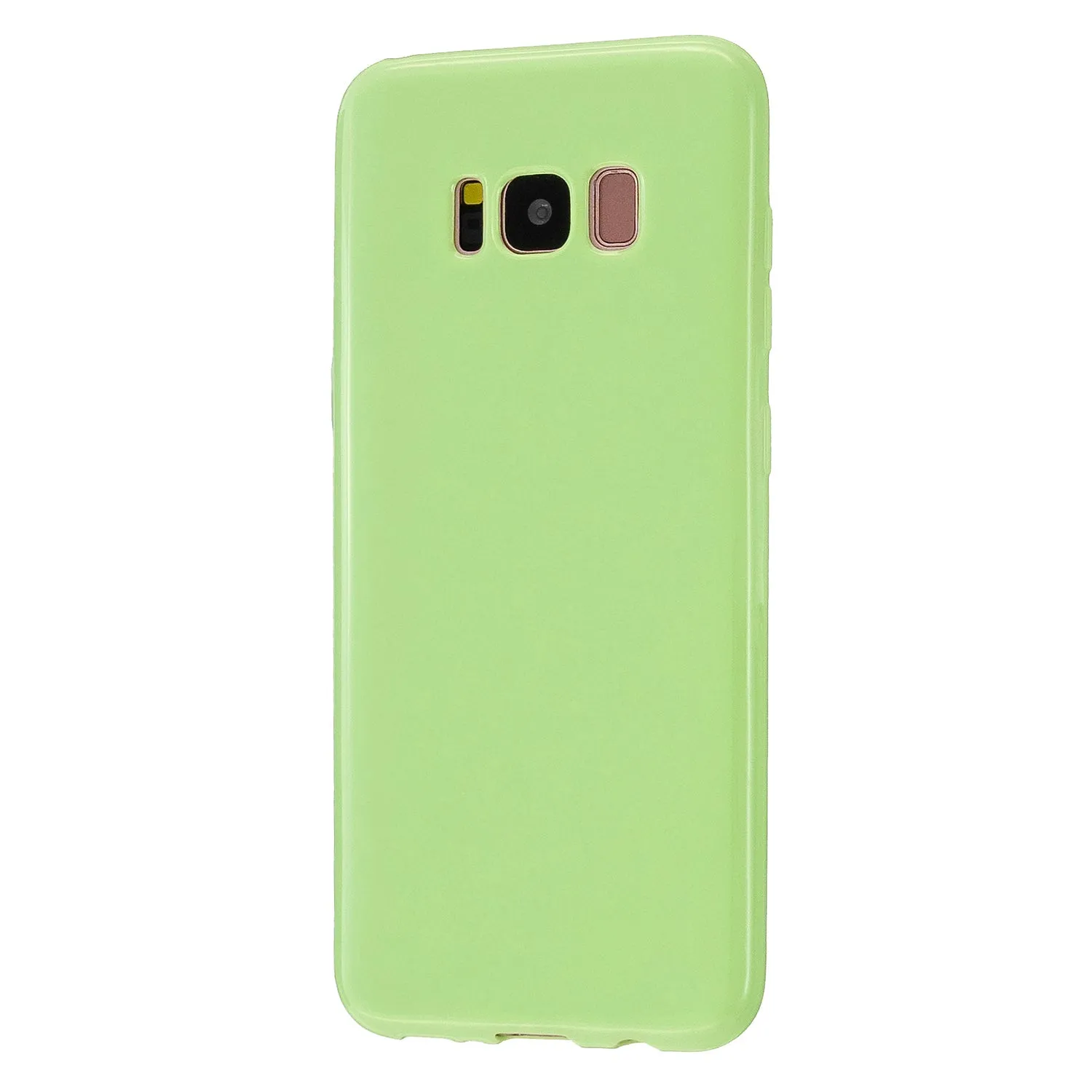 For Samsung S8/S8 Plus Smartphone Case Soft Hands Feel Precise Cutouts Anti-scrathc Mobile Phone TPU Shell Bright black