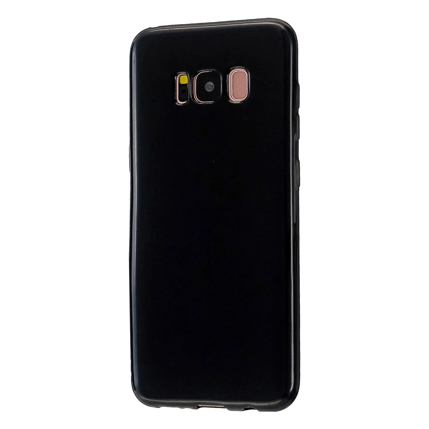 For Samsung S8/S8 Plus Smartphone Case Soft Hands Feel Precise Cutouts Anti-scrathc Mobile Phone TPU Shell Bright black