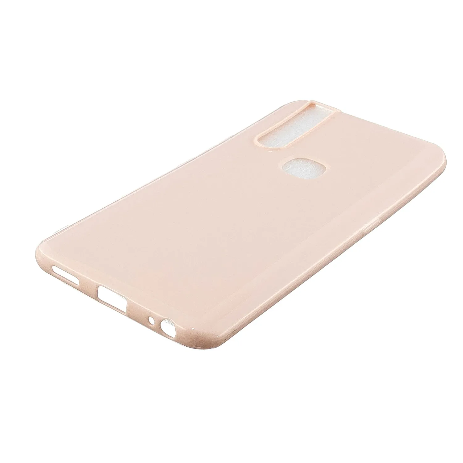 For VIVO V15/V15 Pro Cellphone Cover Slim Thin TPU Case Shock Absorption Mobile Phone Protective Cover  Sakura pink