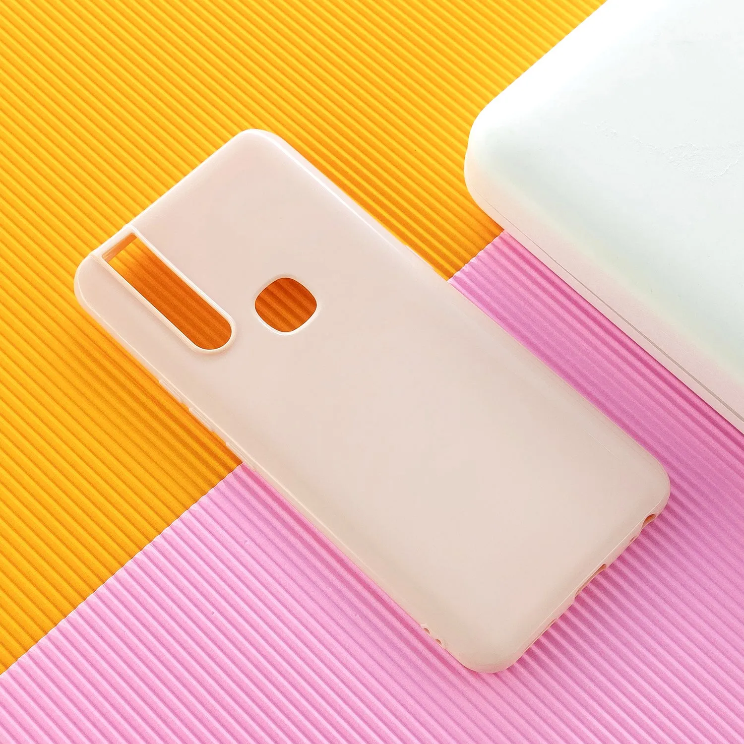 For VIVO V15/V15 Pro Cellphone Cover Slim Thin TPU Case Shock Absorption Mobile Phone Protective Cover  Sakura pink