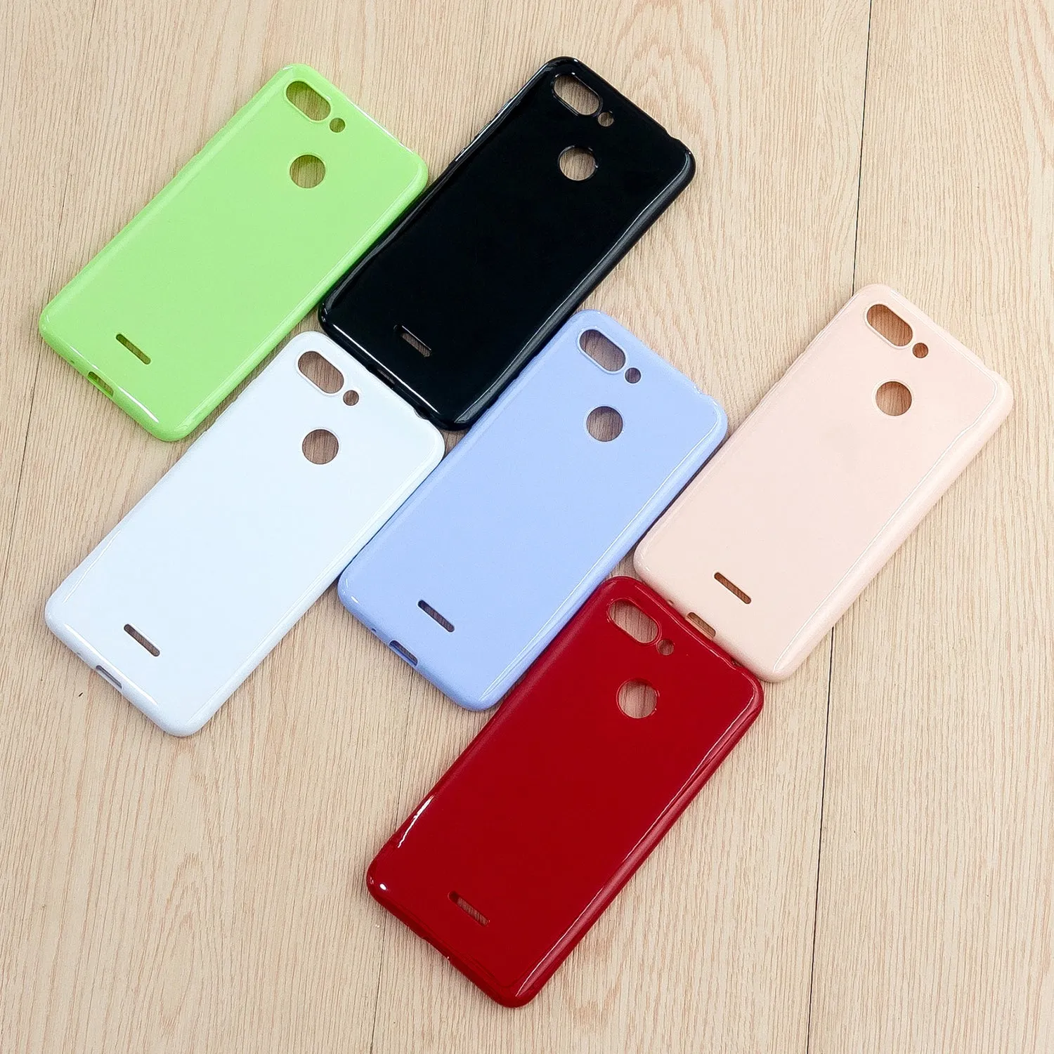 For VIVO X27 / VIVO X27 Pro Cellphone Cover Anti-scratch Dust-proof Soft TPU Phone Protective Case  Sakura pink