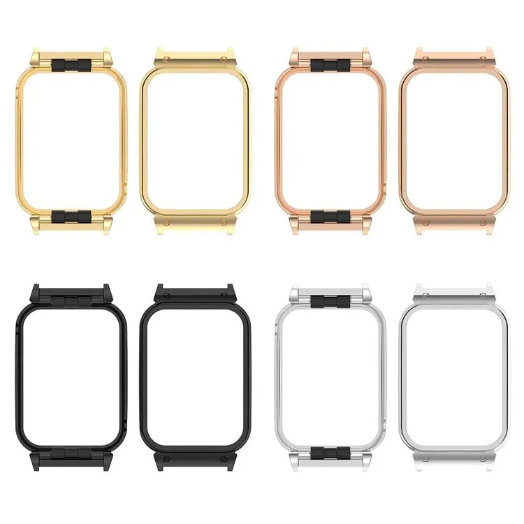 For Xiaomi Smart Band 9 Pro Smart Watch Metal Frame Watch Case Protective Cover