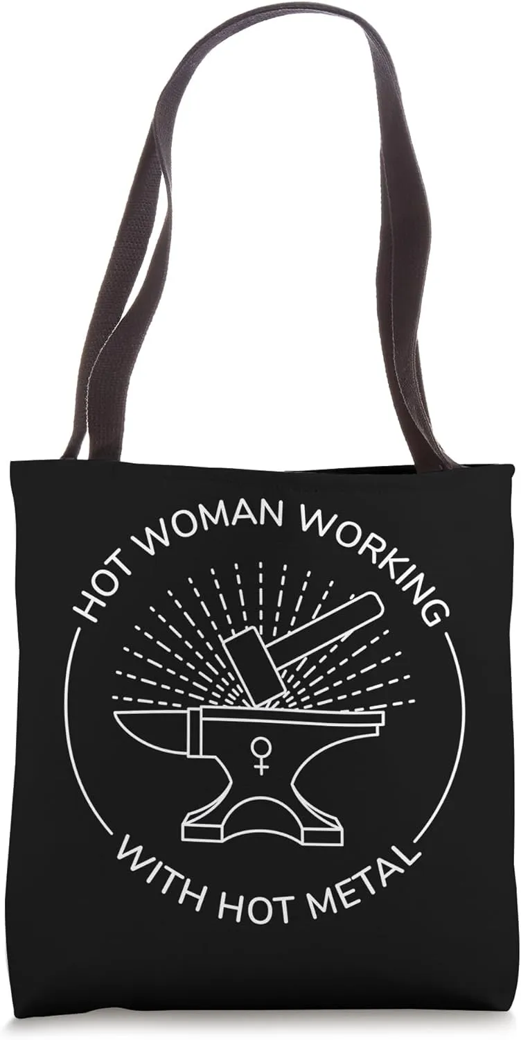 Forging Shirt Female Metalsmith Metalwork Jewelry Designer Tote Bag