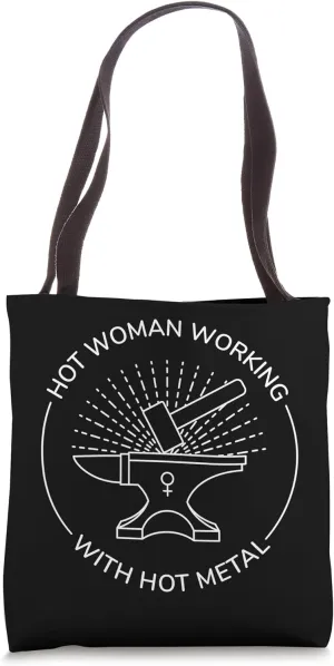 Forging Shirt Female Metalsmith Metalwork Jewelry Designer Tote Bag