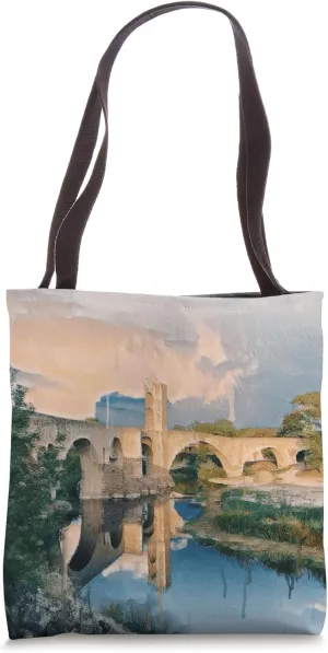 French Aqueduct - Pont du Gard Tote Bag