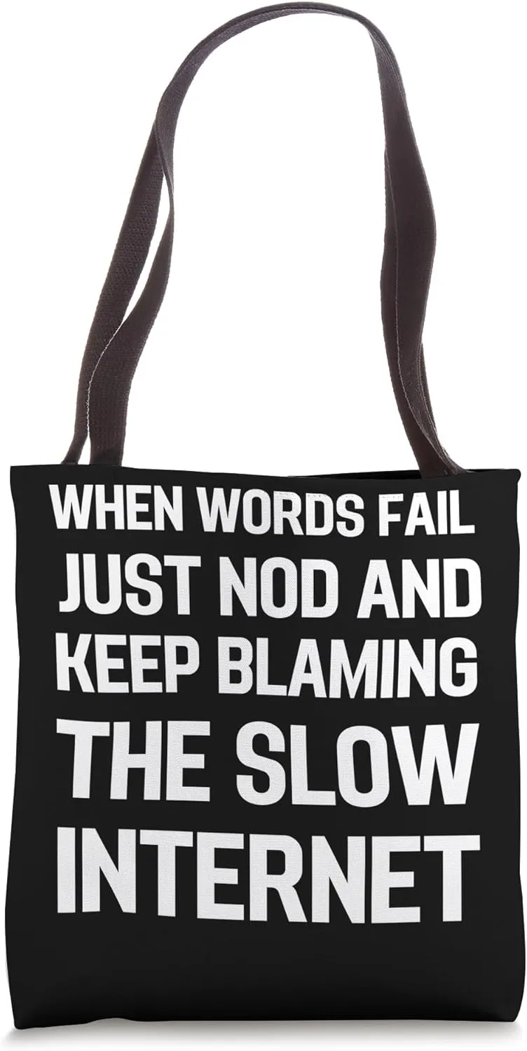 Funny Virtual Conference Design for Corporate Professionals Tote Bag