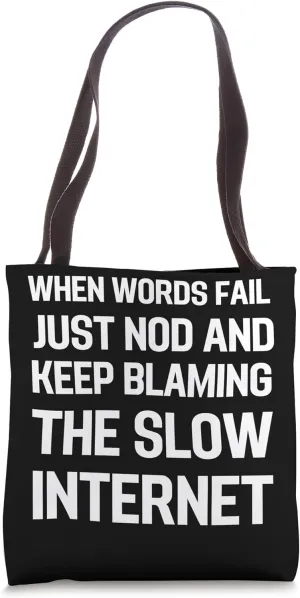 Funny Virtual Conference Design for Corporate Professionals Tote Bag