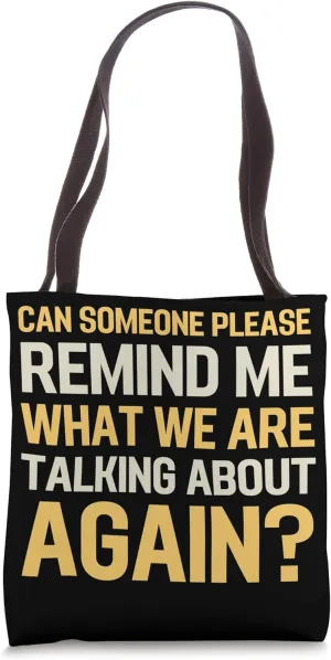 Funny Virtual Meeting Design For Virtual Conference Tote Bag
