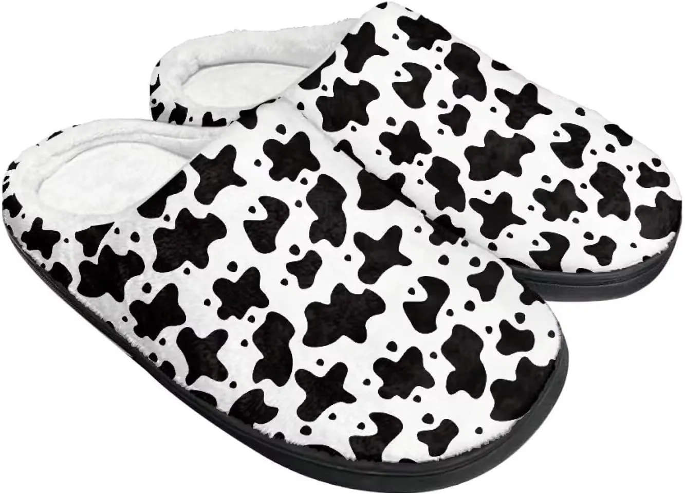 Fuzzy Slippers for Women Everyday Holiday Party Wear Warm Soft Anti-Slip