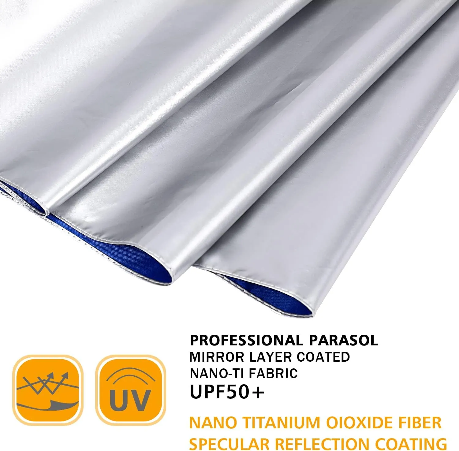 G4Free UPF 50  UV Protection Large Travel Umbrella 42/46 Inch Auto Open Close Windproof Sun Blocking Umbrella