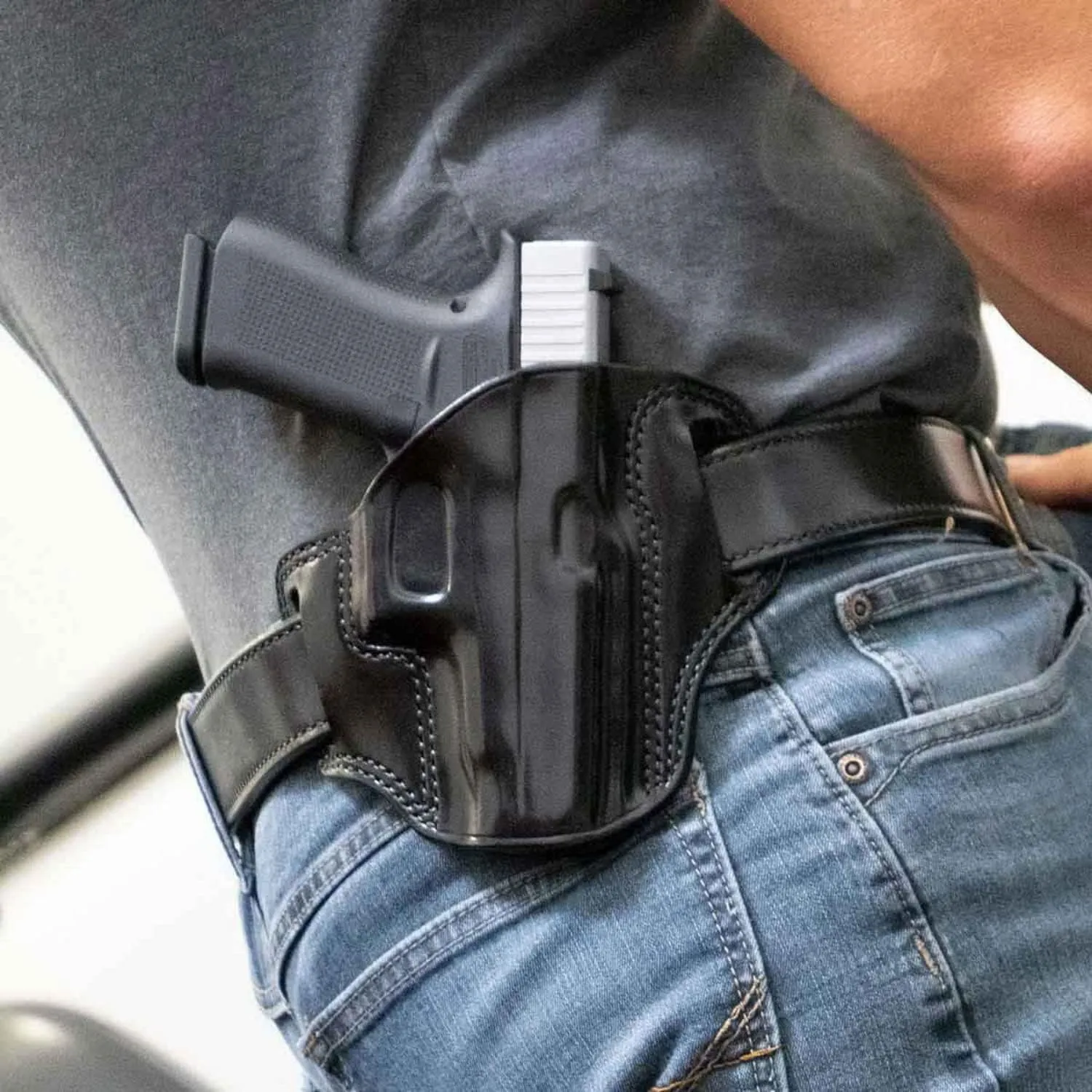 Galco Combat Master Belt Holster for Glock 26, 27, 33