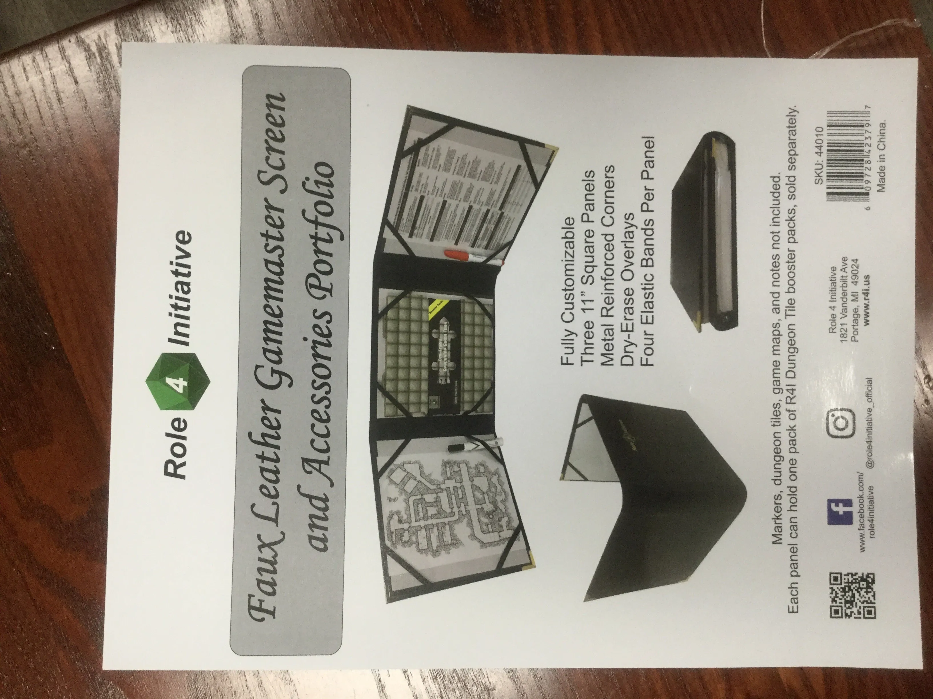 Gamemaster Screen & Accessories Portfolio