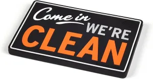 Genuine Fred FLIPSIDE Dishwasher Sign, Double-Sided, Works on all ALL Dishwashers, Self-Adhesive Magnet Included, Durable & Water Resistant, Fun Kitchen Gadget for Families and Roommates, 2.5" x 3.5"