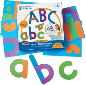 Giant Magnetic Letter Construction, Classroom Accessories, Fine Motor Toy, 21 Pieces, Ages 4 