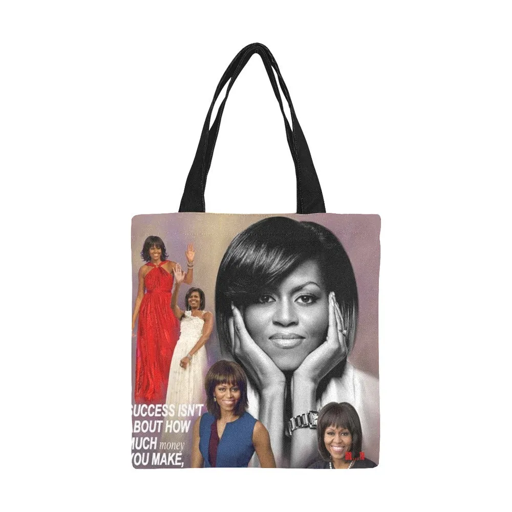 Girl First Lady Mrs. Obama Canvas Tote Bag
