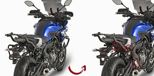 GIVI PLXR2130 Hard Luggage Mounting Hardware