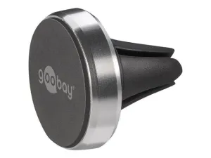 Goobay Magnetic mount Metal Slim Design for smartphones (35mm) 38685  Black/Silver
