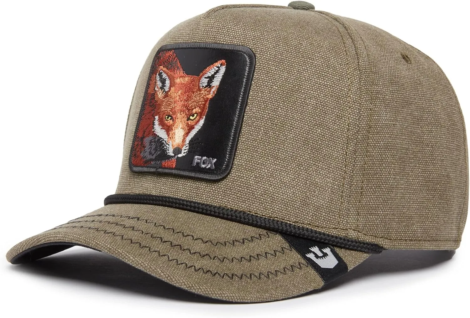 Goorin Bros. Duck Canvas Collection Trucker Hat for Men and Women, Olive (Foxy Duck), One Size