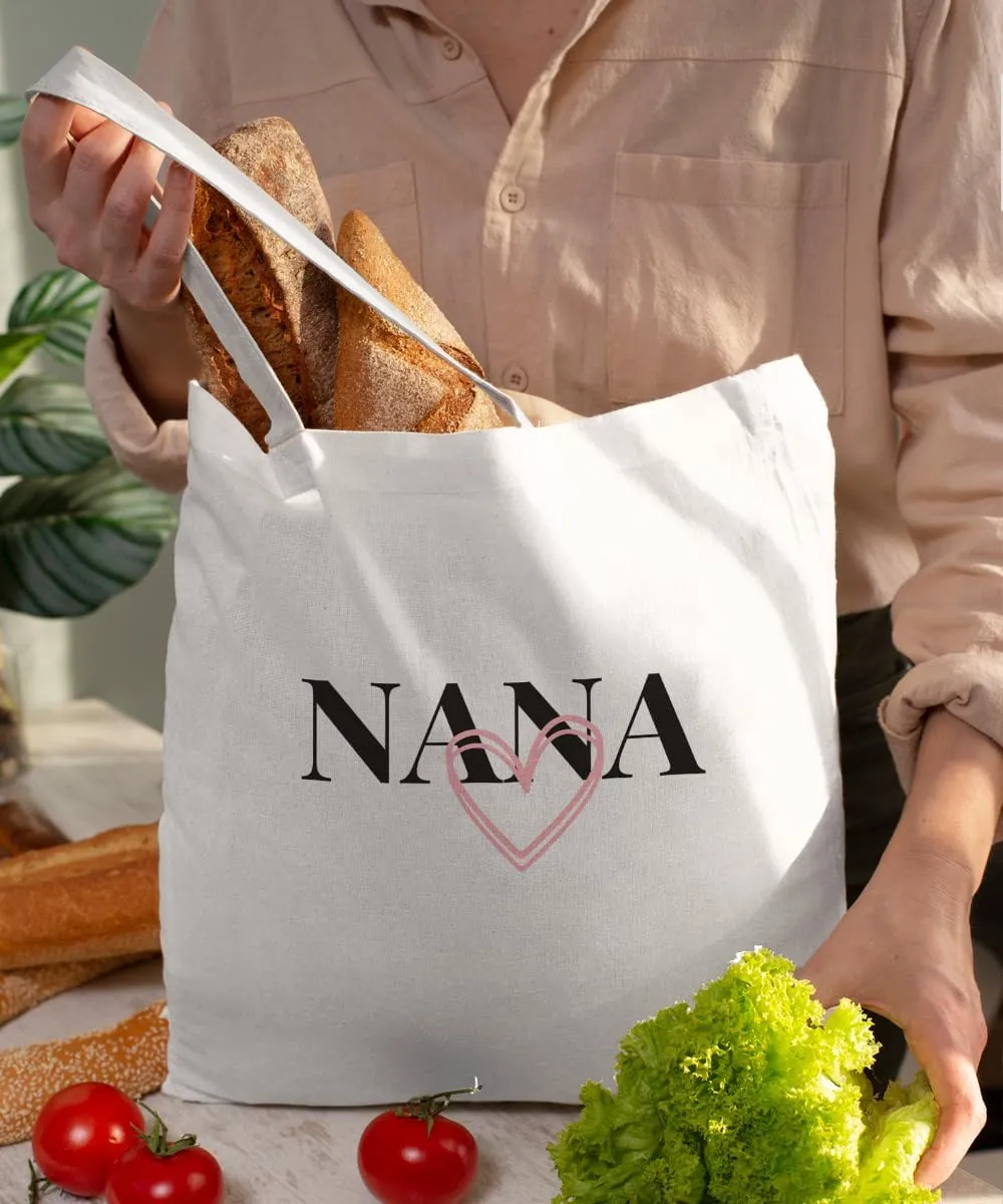 Grandma Gifts Canvas Tote Bag, Grandma Bag, Best Grandma Gifts, Grandma Christmas Birthday Gifts, Girls Tote Bag