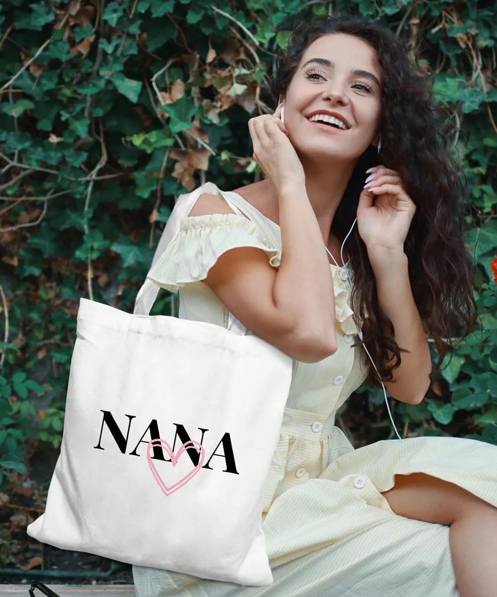 Grandma Gifts Canvas Tote Bag, Grandma Bag, Best Grandma Gifts, Grandma Christmas Birthday Gifts, Girls Tote Bag