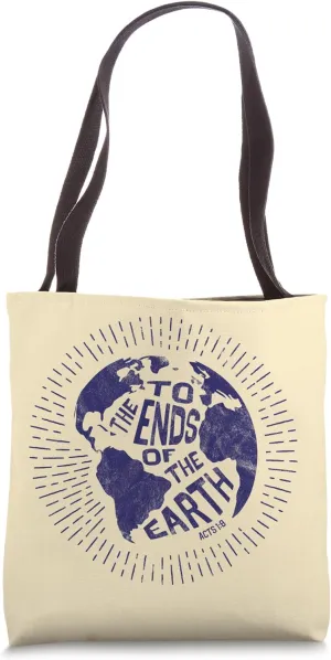 Great Commission To the Ends of the Earth Acts Missions Trip Tote Bag