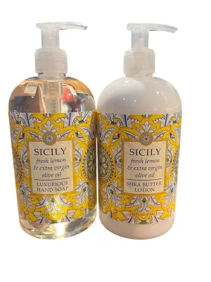 Greenwich Bay Trading Company Sicily Soap and Lotion Set 16oz Size