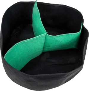 Grow Bag Plant Gardening Fruit Growing Pouches Non-Woven Nursery Bag Vegetable Growth Bag Fruit Nursery Bags Non-Woven Bag Raised Garden Bed Nursery Pouch Black Non-Woven Fabric