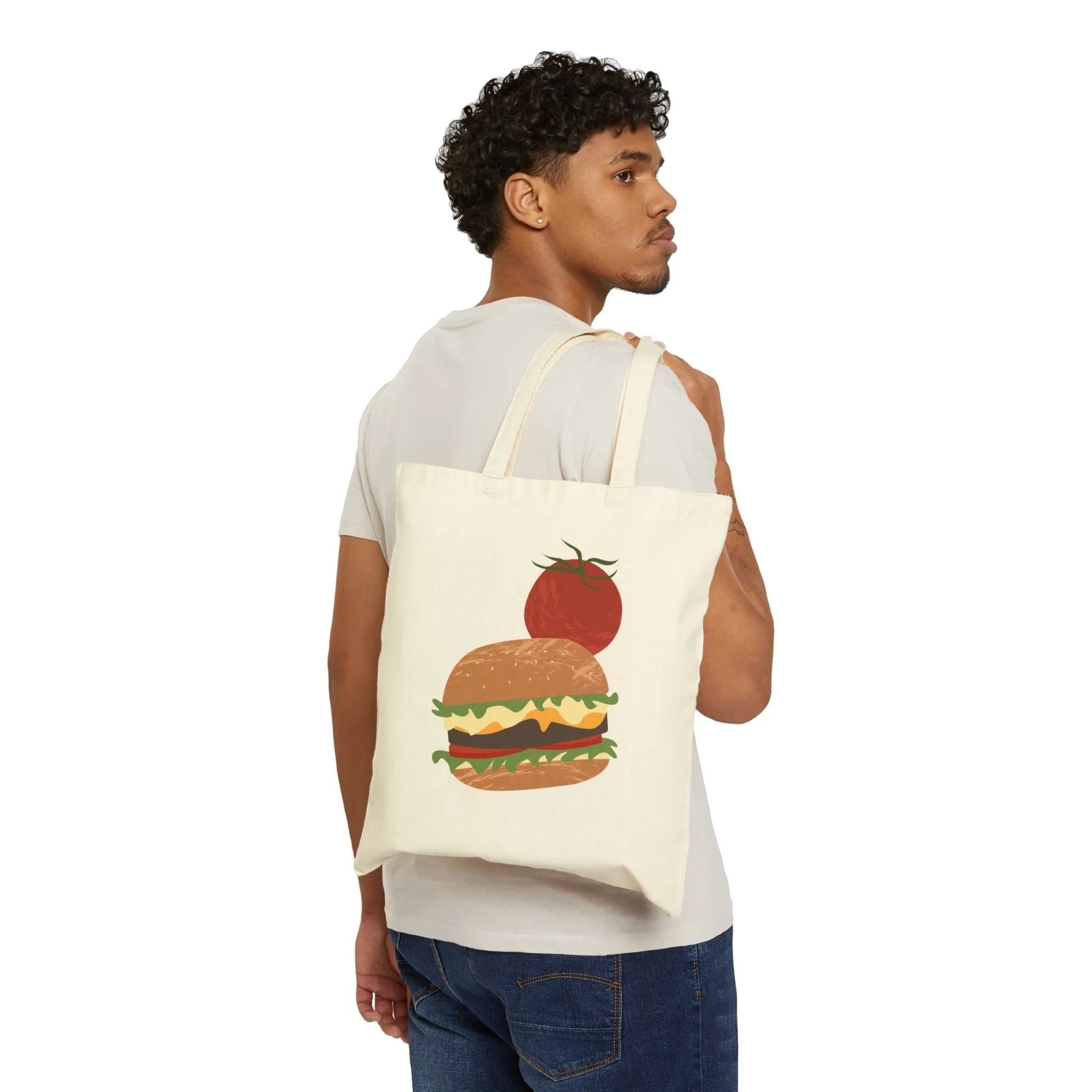 Hamburger Canvas Tote Bag
