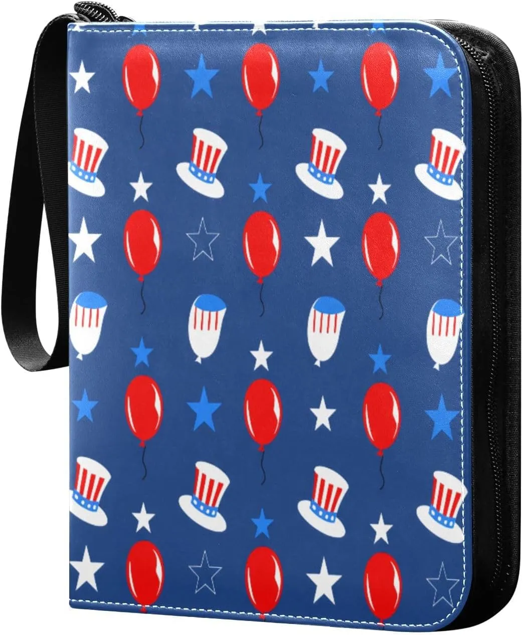 Hats Card Binder 4 Pockets, 400 Pockets Trading Card Binder Removable Card Albums Card Holder for Games, Sports, Football, Baseball Cards