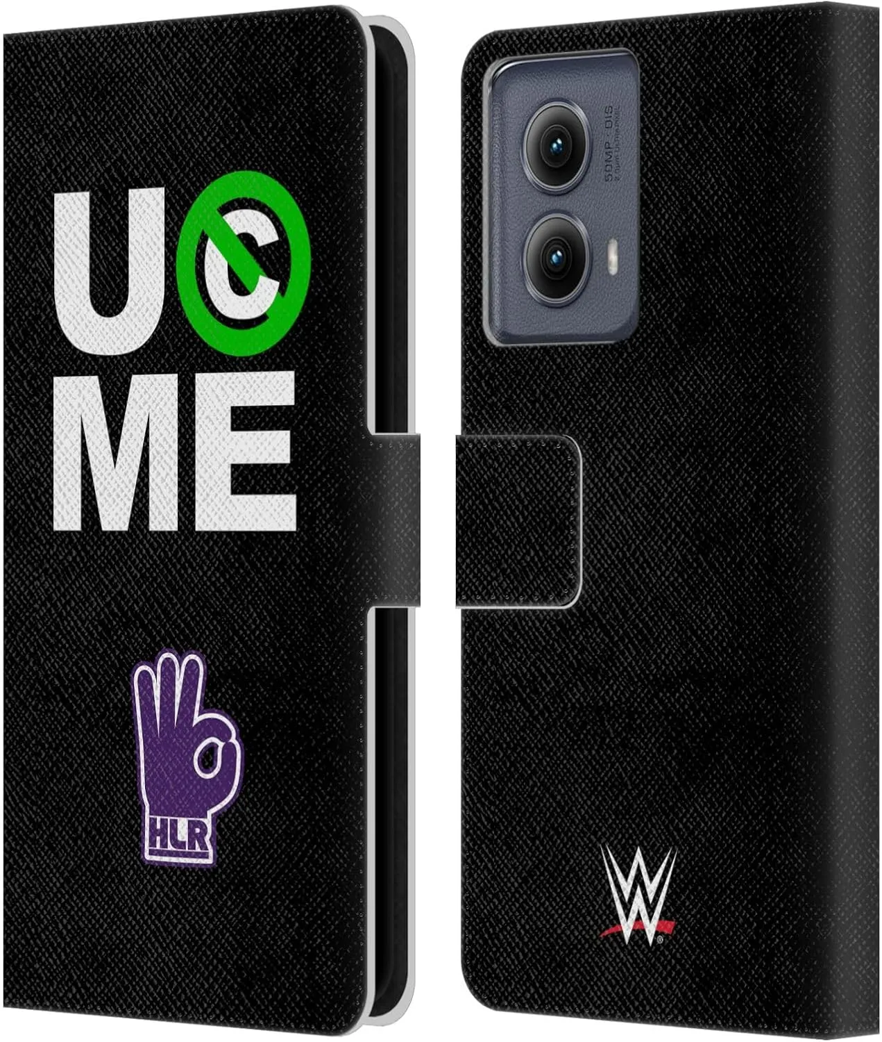 Head Case Designs Officially Licensed WWE John Cena Cenation Respect Superstars 9 Leather Book Wallet Case Cover Compatible with Motorola Edge (2024)