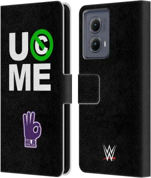 Head Case Designs Officially Licensed WWE John Cena Cenation Respect Superstars 9 Leather Book Wallet Case Cover Compatible with Motorola Edge (2024)