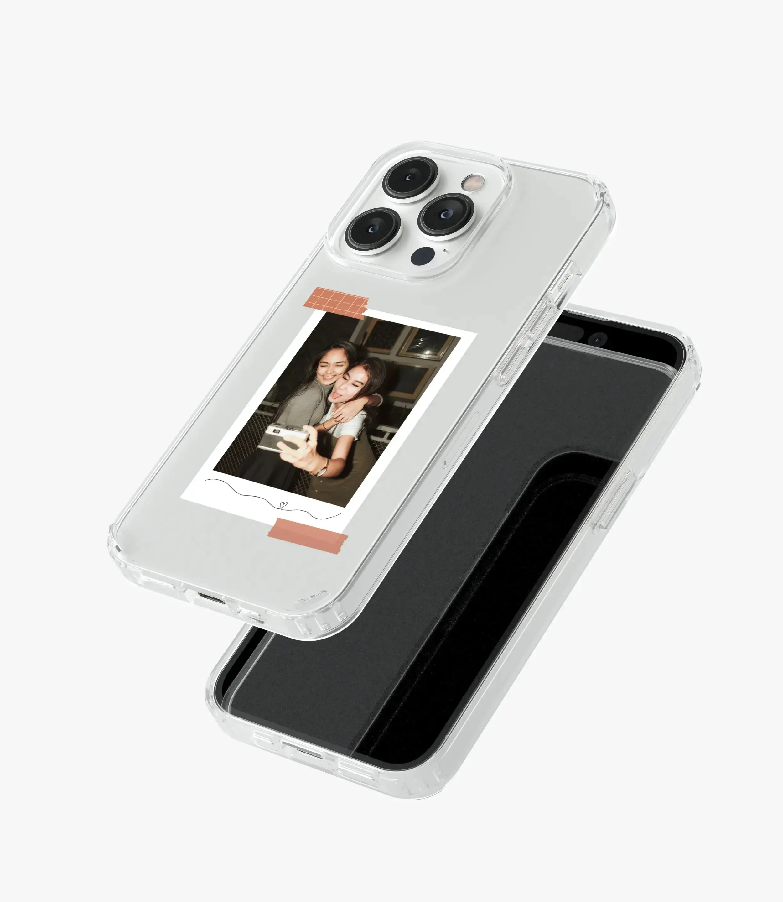 Heartstrings Aesthetic Polaroid Silicone Case