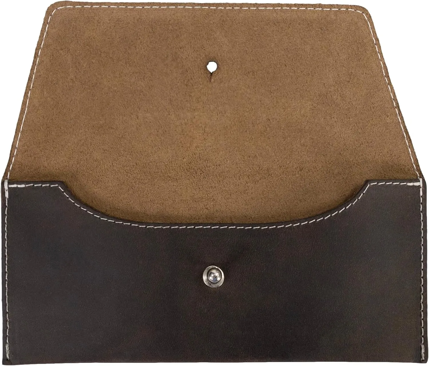 Hide & Drink, Long Utility Pouch Handmade from Full Grain Leather, Stylish Wallet for Carrying and Storing Cash, Coins, Cards