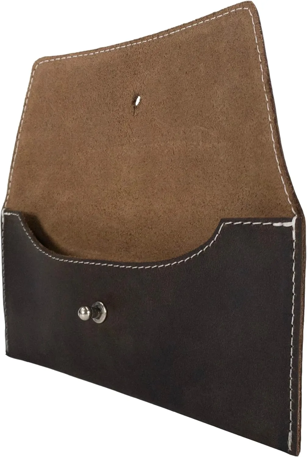 Hide & Drink, Long Utility Pouch Handmade from Full Grain Leather, Stylish Wallet for Carrying and Storing Cash, Coins, Cards