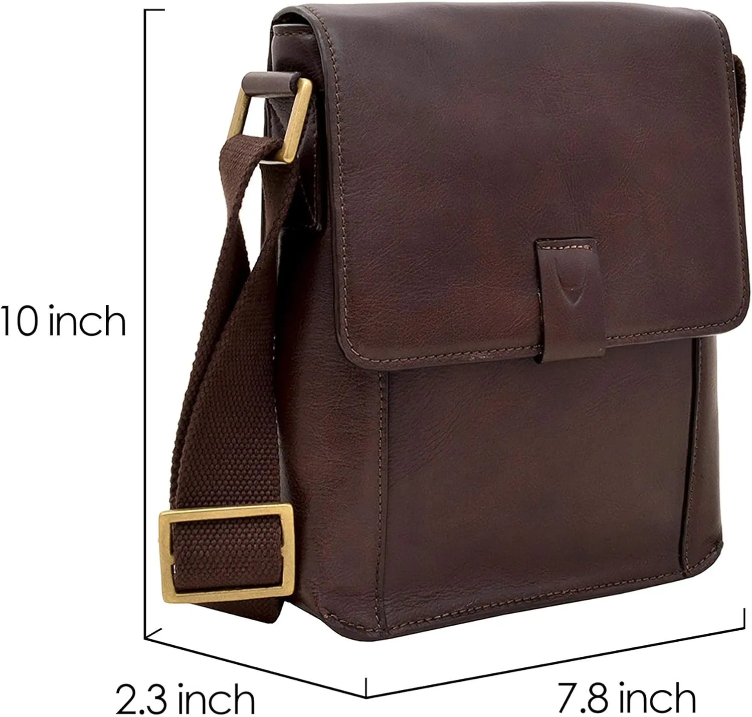 Hidesign Crossbody Bag, Brown